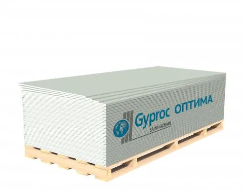 Гипсокартон ГКЛ Gyproc Оптима 3000х1200х12