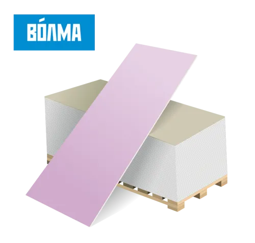 Гипсокартон ГКЛО Волма 2500x1200x12