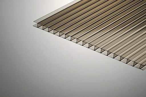 Сотовый поликарбонат КОЛИБРИ бронза 12000x2100x8 мм